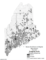 Snapping Turtle distribution map (PDF)